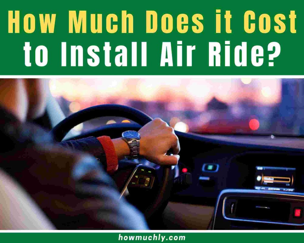 how much does it cost to install air ride